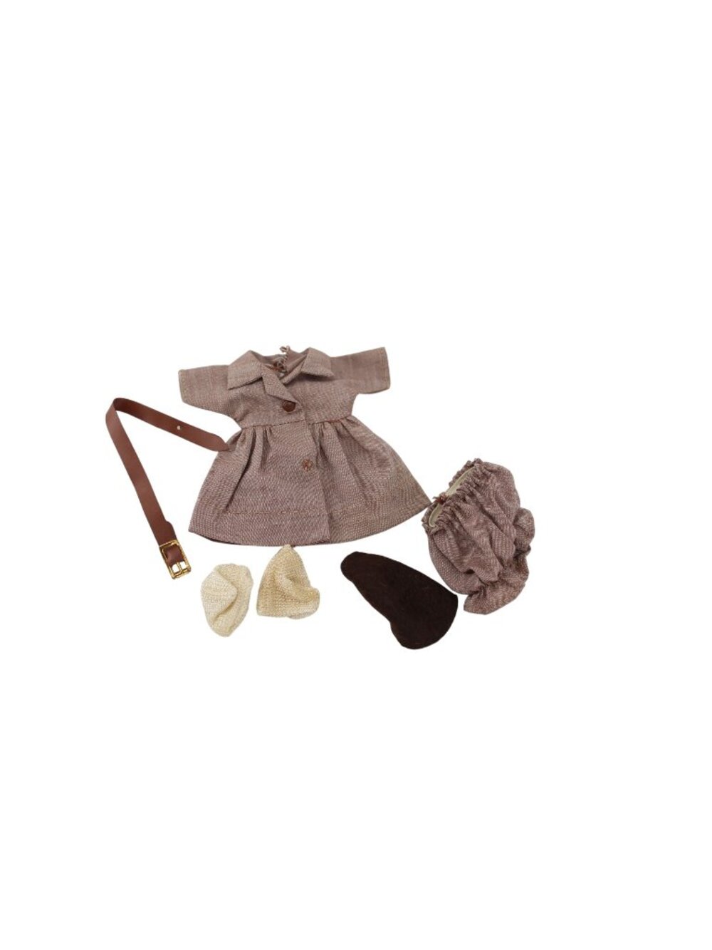 Ginny Doll Brownie Uniform Dress Bloomers Hat Socks Vogue Vintage 94358 Belt